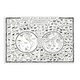Photo Gallery gieig dogs of the world - mappa pittorica del 1936 che mostra i cani di tutte le nazioni, stampa artistica da parete su tela, poster per casa, scuola, ufficio, decorazione senza cornice, 50 x 76 cm Photo Gallery gieig dogs of the world - mappa pittorica del 1936 che mostra i cani di tutte le nazioni, stampa artistica da parete su tela, poster per casa, scuola, ufficio, decorazione senza cornice, 50 x 76 cm