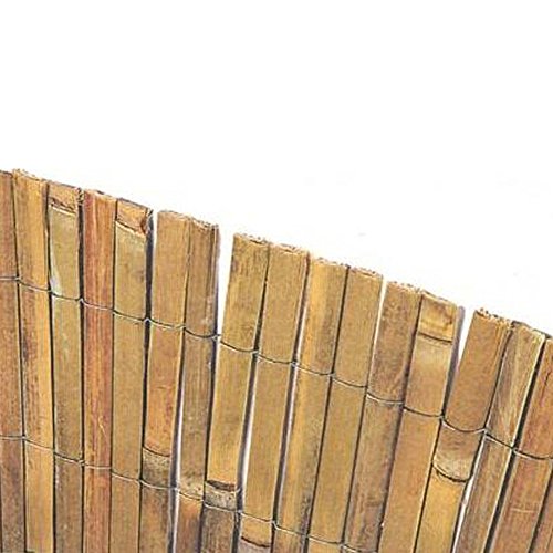 PARDINI Piantallegra - Stuoia di Canna di Bamboo Spezzata, rilegata con Filo zincato Ogni 10cm, Dimensioni 1x3m