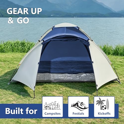 Carpa para camping ASFANES, 1-2 personas, impermeable miniatura 2