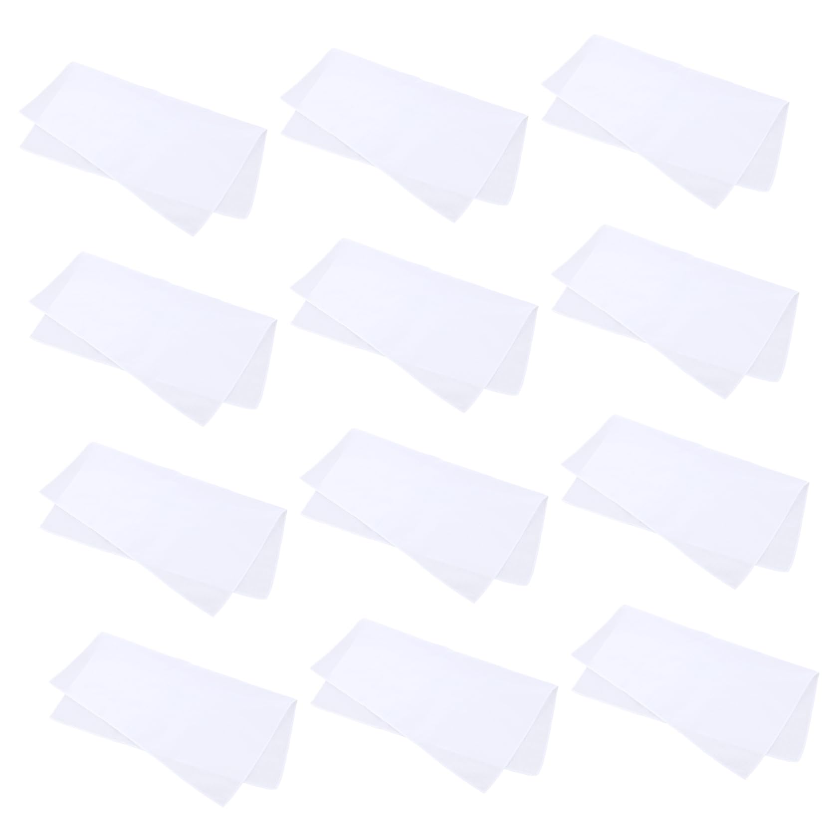 Ipetboom Cotton Bandanas for Women 12 Pack Square Towels for Painting Tie-dye Diy Craft Men's Handkerchiefs Pure Kerchief