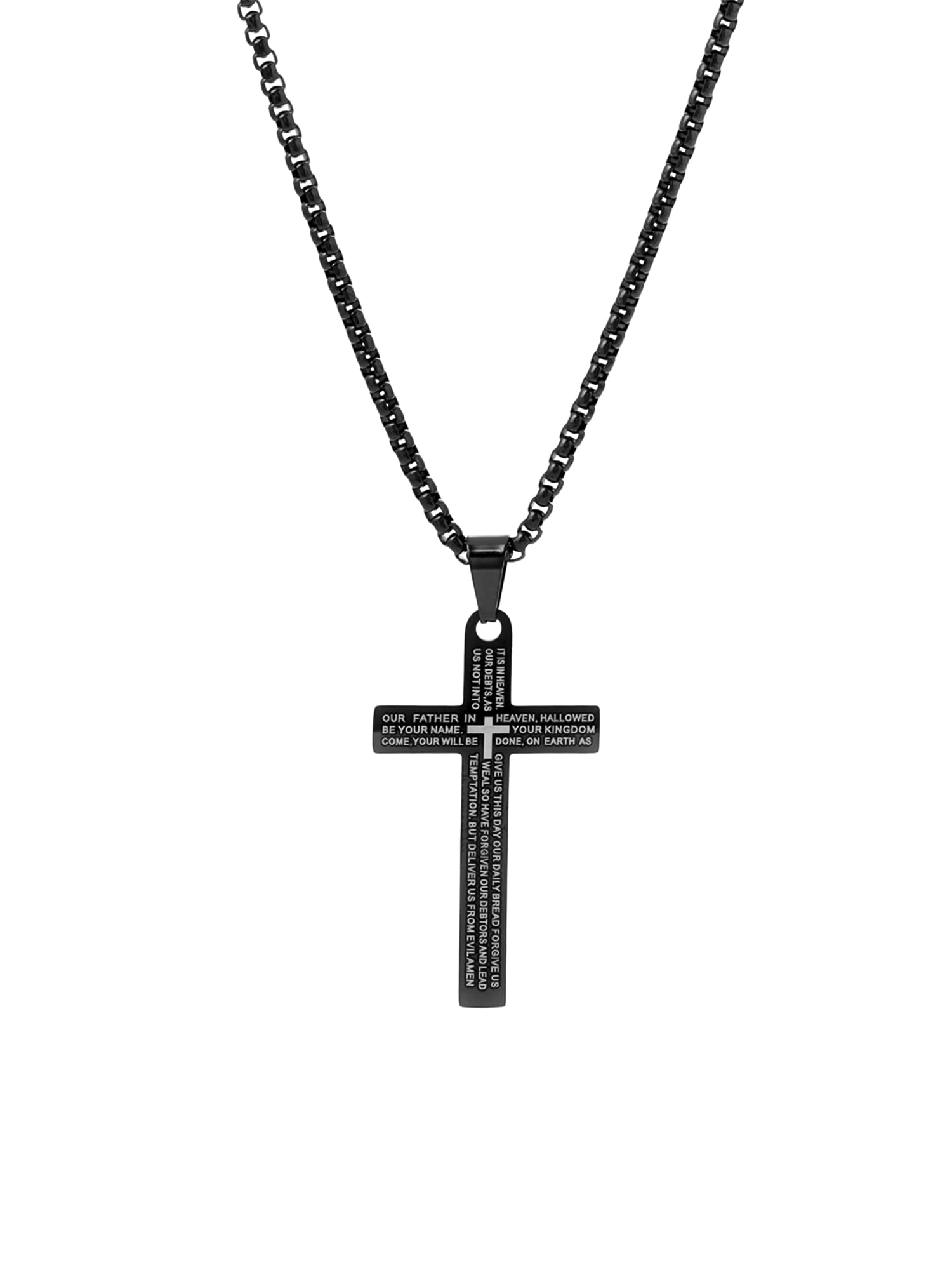 Pendant for Men and Boys Silver Pendants For Men | Stainless Steel Cross Pendant Necklace Chain for Men | Birthday Gift for Men and Boys Anniversary Gift for Husband-image-39