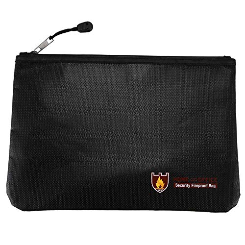 Iycorish Bolsas Ignífugas Para Documentos, Bolsa 4 Impermeable Y Resistente l Fuego...