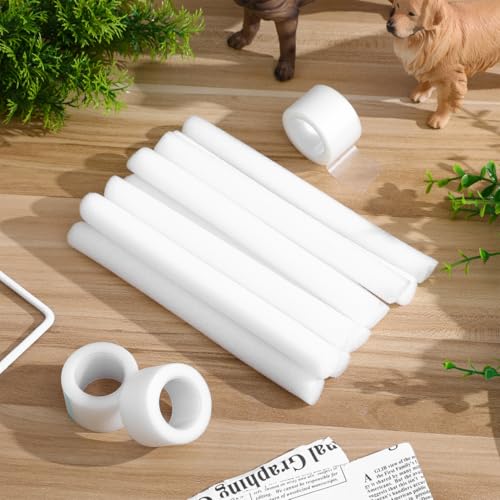 Image of POPETPOP Dog Ear Posting Kit 10 Pcs Foam Ear Stand Rods with 3 Rolls of Adhesive Tapes Puppy Support Accessories for Standing Support and Dog Correction