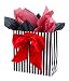 Hallmark Signature Large Gift Bag with Tissue Paper (Red Bow)