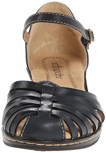 Comfortiva Tatianna - Soft Spots - Sandals for Women - Leather Upper - Adjustable Ankle Strap - Lightweight Navy 6.5 M (B)2
