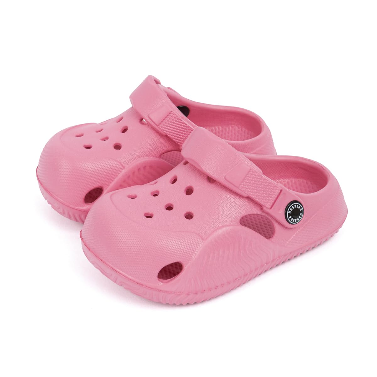 Casazoe Toddler Girls Boys Cute Garden Clogs Kids Water Sandals Slip On Shoes EVA Lightweight Outdoor Summer Slipper Slides Baby Comfort Shoes Children Indoor Shower Beach Pool Play Shoes