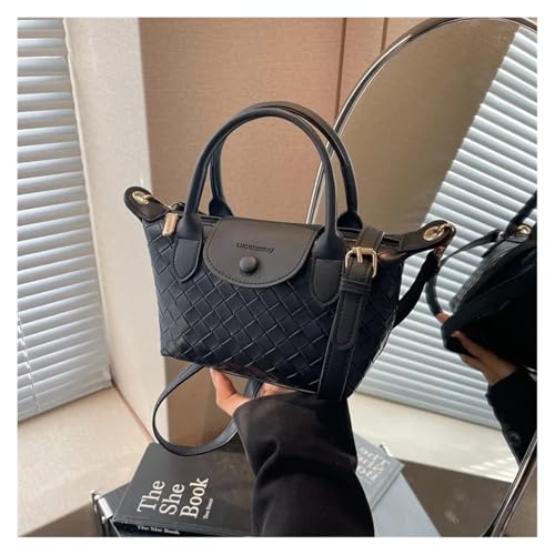 Premium Sense Woven Bag Women's Fashion Portable Dumpling Versatile Large Capacity Commuter Messenger Bags4