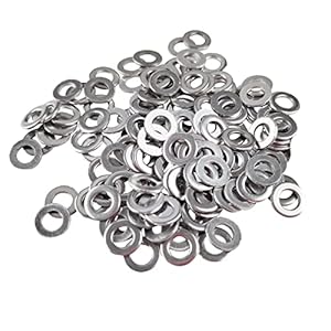 Fajoeda M5 Edelstahl Flache Unterlegscheiben 100 Stück