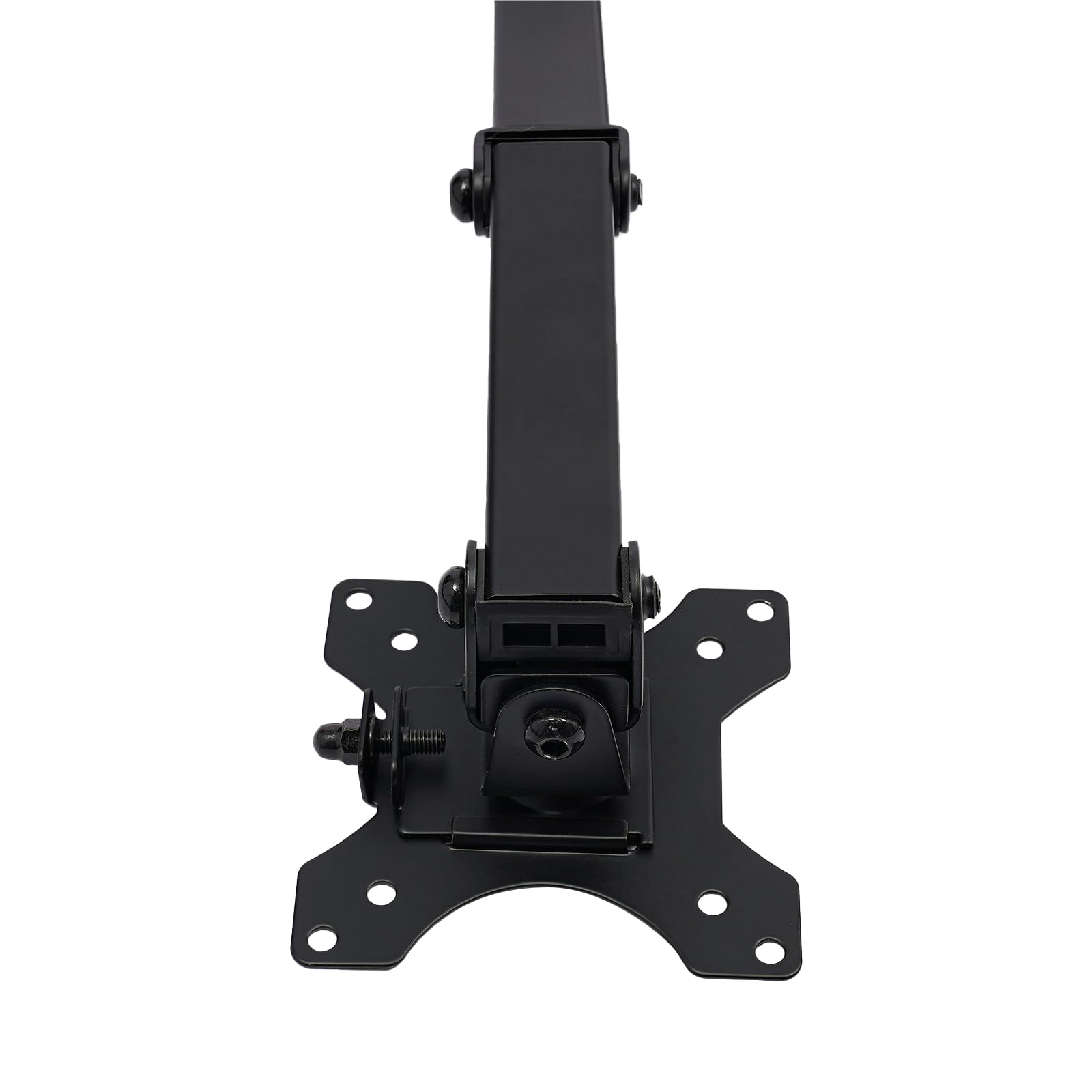 Supporto per monitor a 4 scomparti per 10-27 pollici, supporto da tavolo per 4 monitor, fino a 9 kg per braccio, girevole a 360°, regolabile in altezza, VESA 75/100, per home office e set di giochi