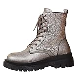 Design à lacets réglable - Obtenez votre ajustement parfait, sûr. Le lacet fonctionnel à l'avant vous permet de personnaliser le serrage autour de votre cheville, assurant que ces bottes courtes restent confortables en place toute la journée tout en ajoutant une touche de mode élégante à votre tenue