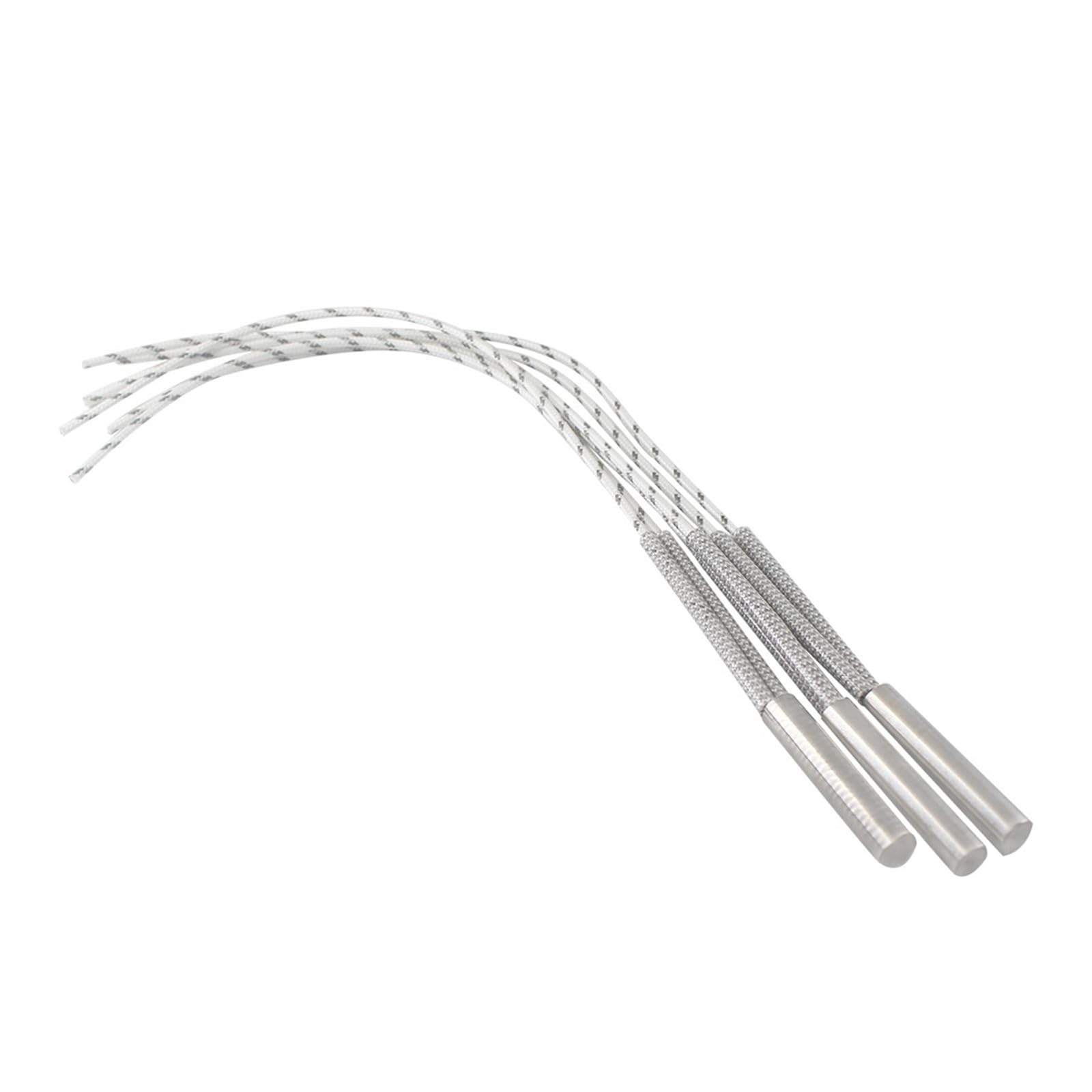 eufeifeiegds 2 pezzi 12 mm diametro tubo resistenze di riscaldamento elettrico elemento riscaldante 220 V a estremità singola(400W 12x200mm)