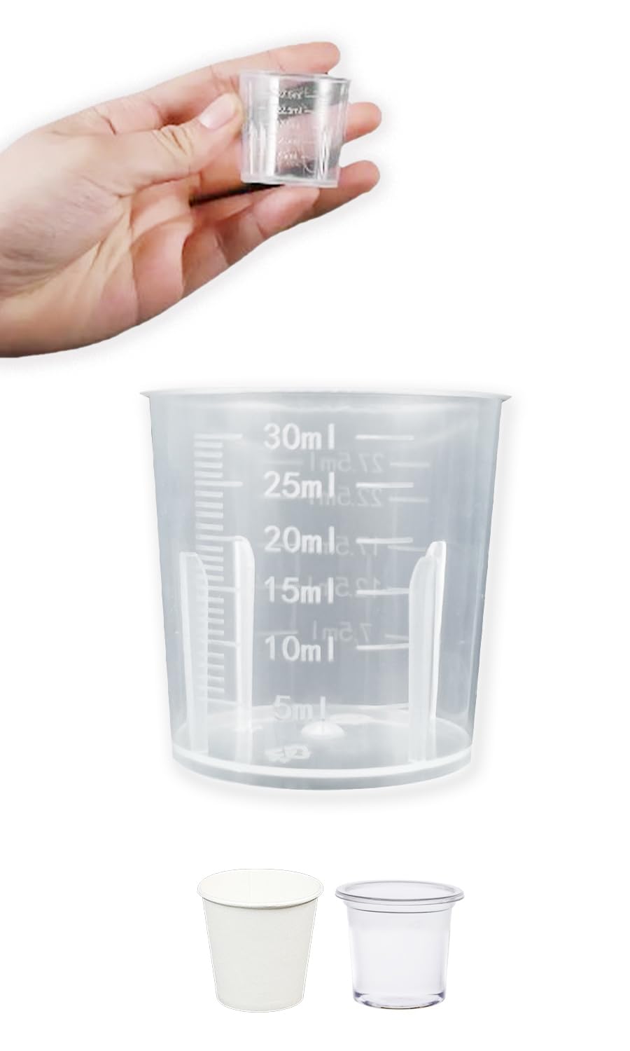 Amazon | Felizchi 試飲カップ 20ml 使い捨て 100個入り 紙コップ 30ml