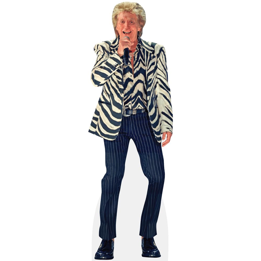 Rod Stewart (Zebra Print) Mini Size Cutout