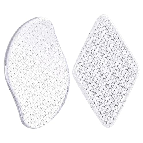 ガラス製フットファイル、硬い肌用の手動フットファイル2パック、マンゴー、ダイヤモンド形状の足用ペディキュアセット、フットケアツールポータブルフットやすりかかとスクレーパー、角質、汚れ、たこを優しく除去します