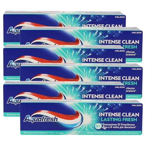 SET 6X DENTIFRICIO AQUAFRESH INTENSE CLEAN