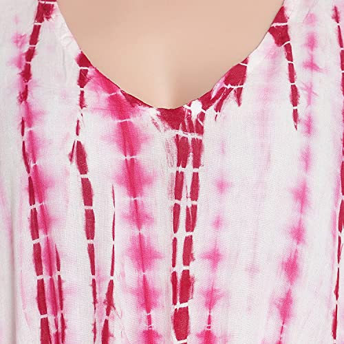 Image of Shopintune Women Tie Dyed Long Kaftan Dress