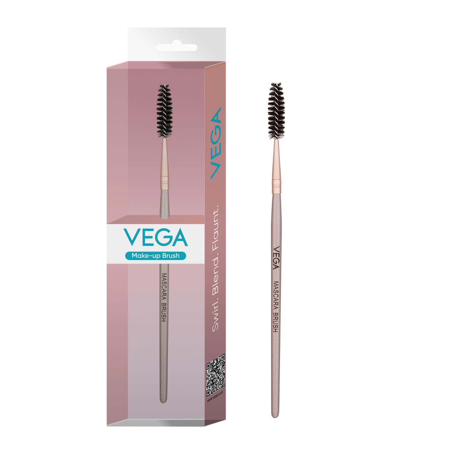 Vega Mascara Cosmetic Brush, Mascara Makeup Brush, Eyelash Applicator Brush, Wands Applicator Eyebrow Brush, (MBN-10)-image-20