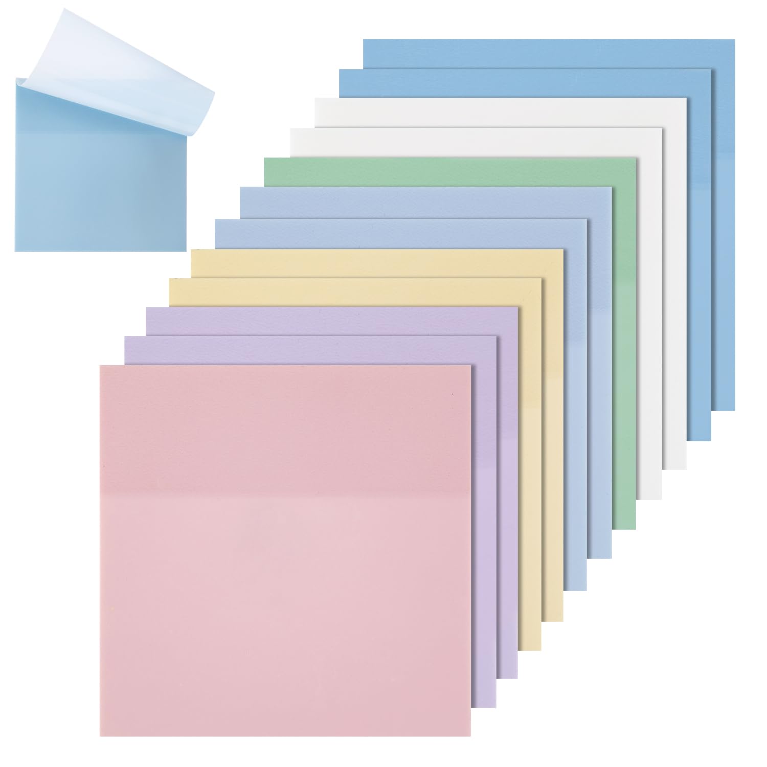 Notes adhésives transparentes premium - 600 intercalaires invisibles pour documents clairs - 8