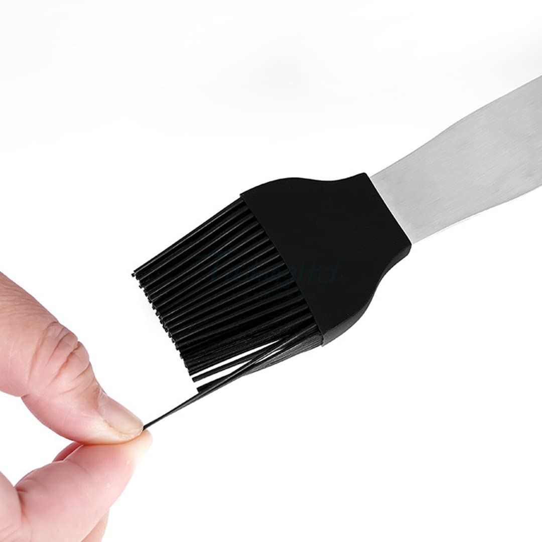 Accesorios de barbacoa, juego de herramientas de barbacoa para hombres con recubrimiento antiadherente 6pcs, juego de utensilios de barbacoa de acero inoxidable al aire libre, con palas de barbacoa