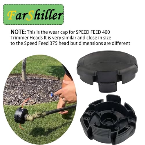 X472000070 Speed Feed trimmer head 400 cover Wear Cap Spool Cover 4