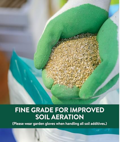 Image of Burpee Organic Horticultural Add to Potting Soil | Ideal for Seed Starting, Water Retention and Plant Propagation | 100% Natural | 8 Quart, 1-Pack, Vermiculite (8qt)