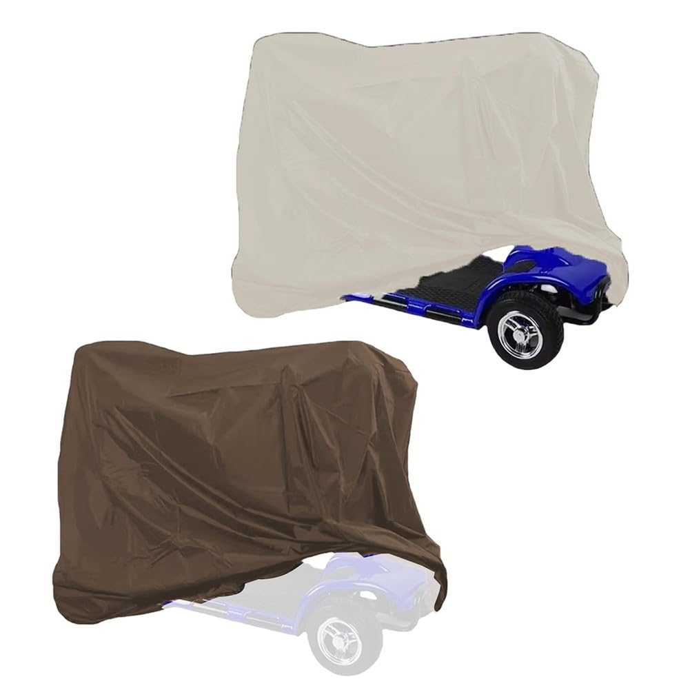 Funda impermeable para scooter de movilidad de 3 a 4 ruedas, 210D Oxford, refugio eléctrico para silla de ruedas con bolsa de almacenamiento al aire libre, lluvia, nieve, para protección