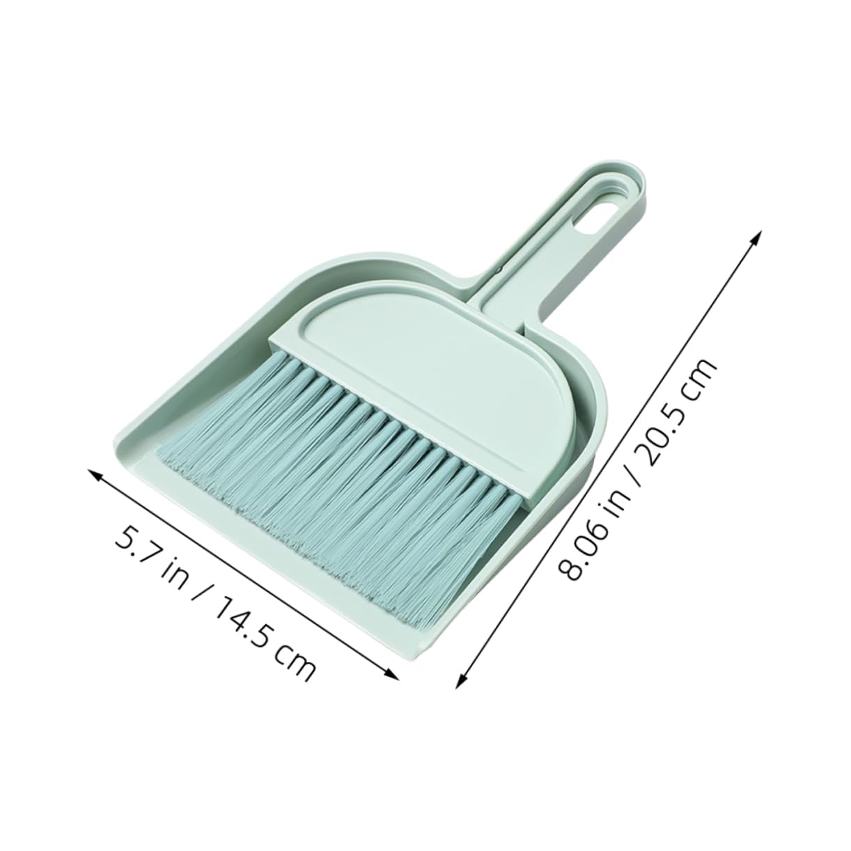 MUSISALY 1Set Mini Broom and Dustpan for Desktop Cleaning Hand Broom Brush for Office Home Car Interior Efficient Dust Pickup with Hanging