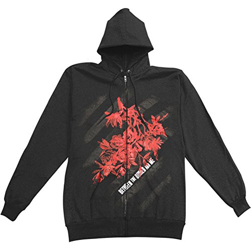 Between The Buried And Me Men's Zippered Hooded Sweatshirt Black