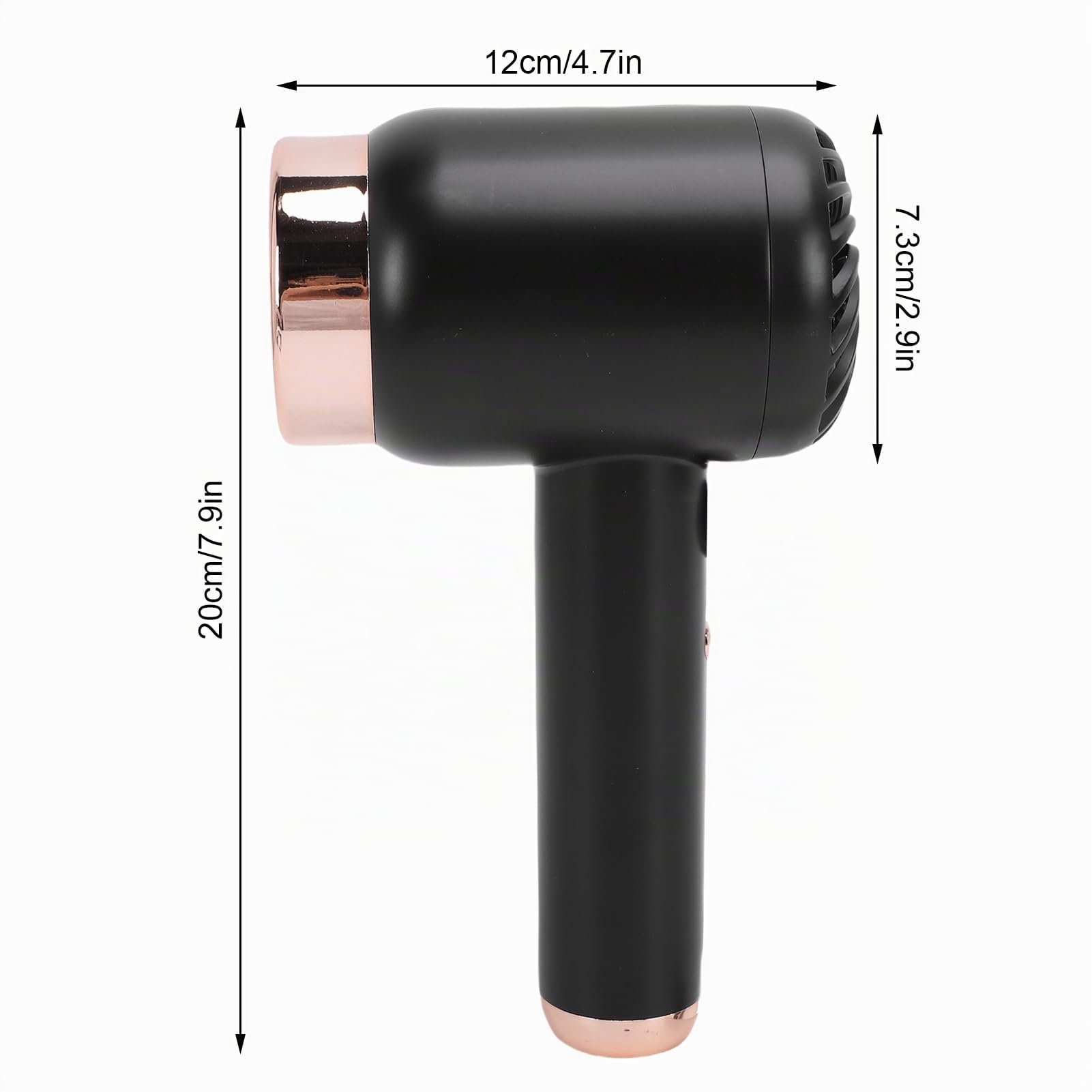 Asciugacapelli Portatile Asciugacapelli Senza Fili 1000W Asciugacapelli USB Ad Alta velocità con Caldo e Freddo Ionico Negativo per Viaggi a Casa (Spina europea 220 V)