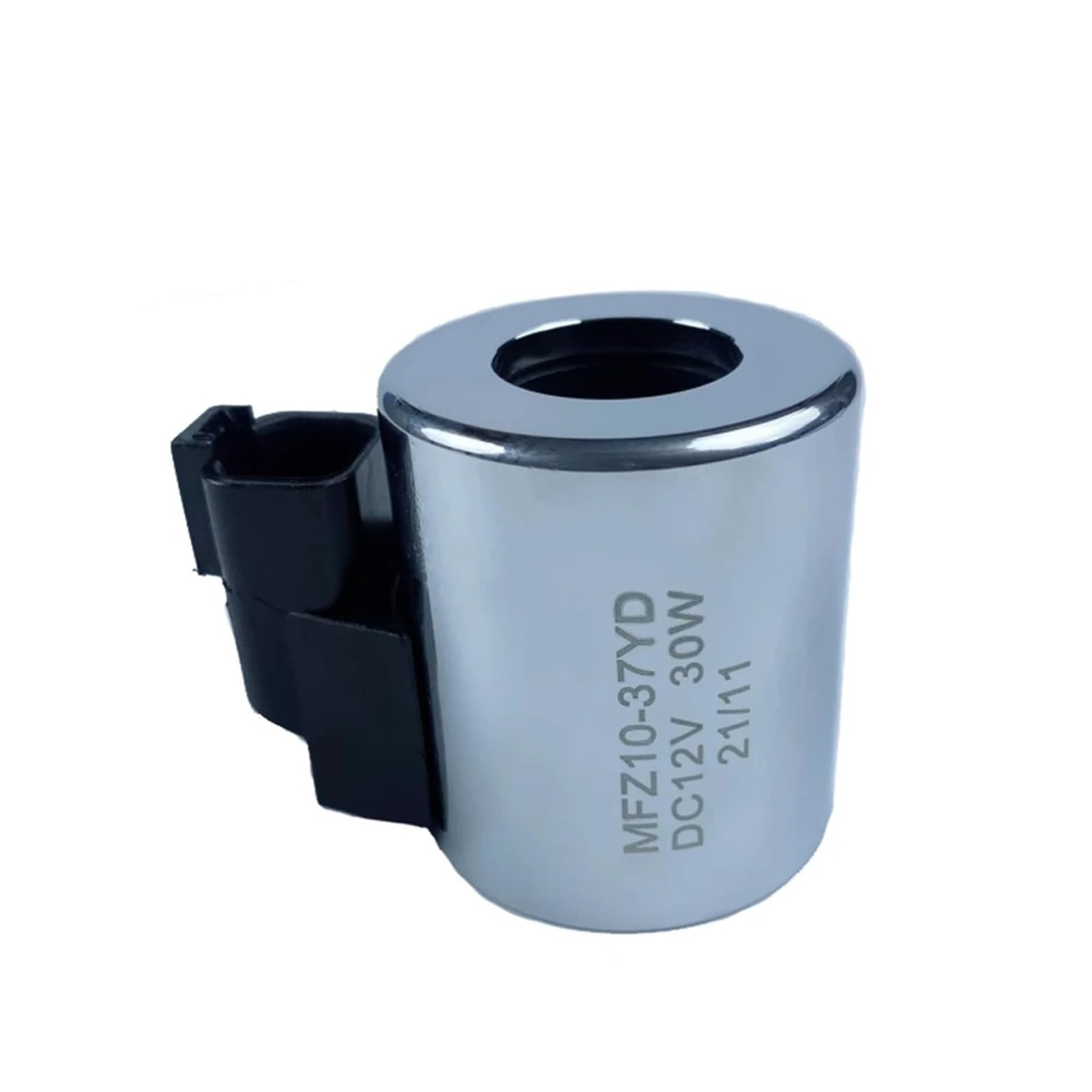 JNVFTCUX MFZ10-37YD Hydraulic Solenoid Valve Coil Inner Diameter 23mm Height 51mm with Plug Outer 45mm 30W DC12V DC24V(DC12V)