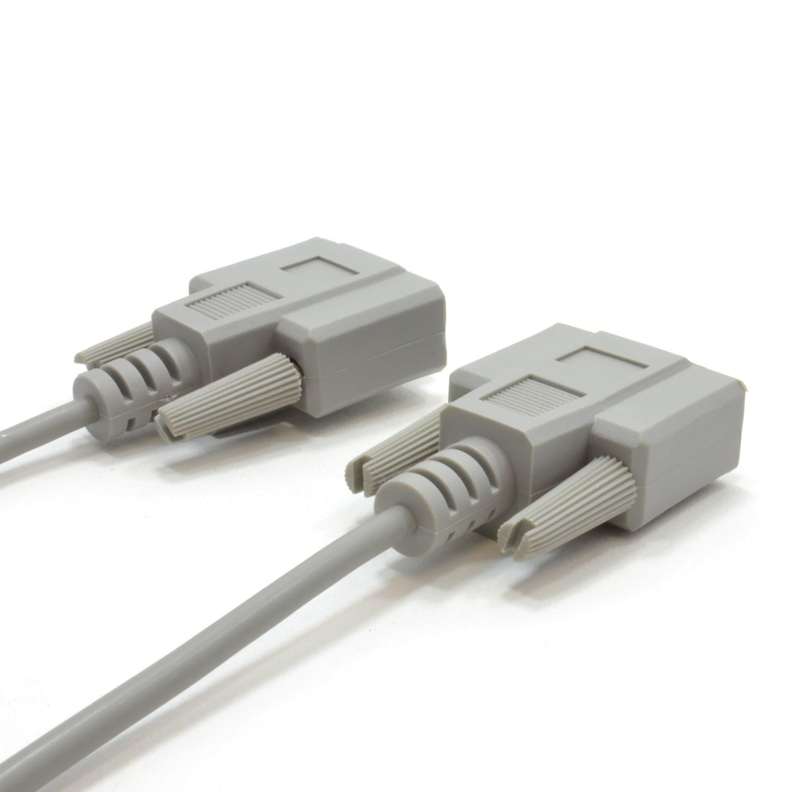 Serial RS232 Null Módem Cable - DB9F a F - 5 m [5 metros/5m]
