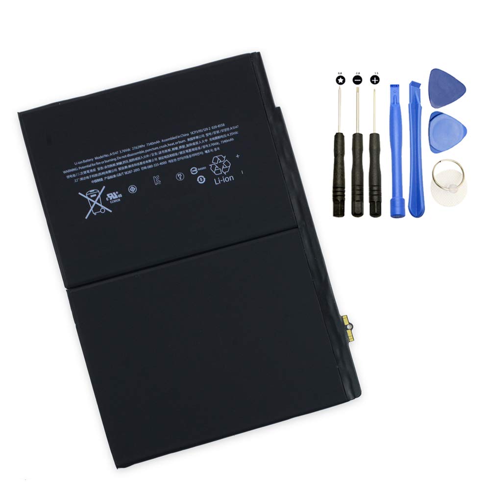 NuFix Battery Replacement for iPad Air 2 A1547 7340mAh with Tools