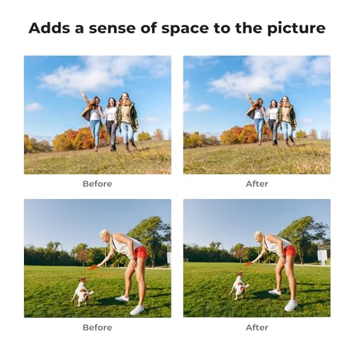 مفهوم K& عدسة مغناطيسية عريضة الزاوية متوافقة مع دي جيه اي اوسمو بوكيت 3، ملحقات عدسة رؤية خارجية واسعة بفلتر عريض