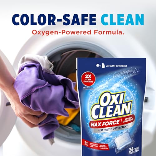 OxiClean Max Force Advanced Stain Remover Power Paks, 24 Count - image 8