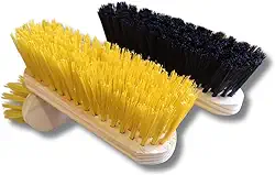 Escova para Cavalos com Cerdas Duplas Firmes e Resistentes para Limpeza e Brilho dos Pelos (PRETA)