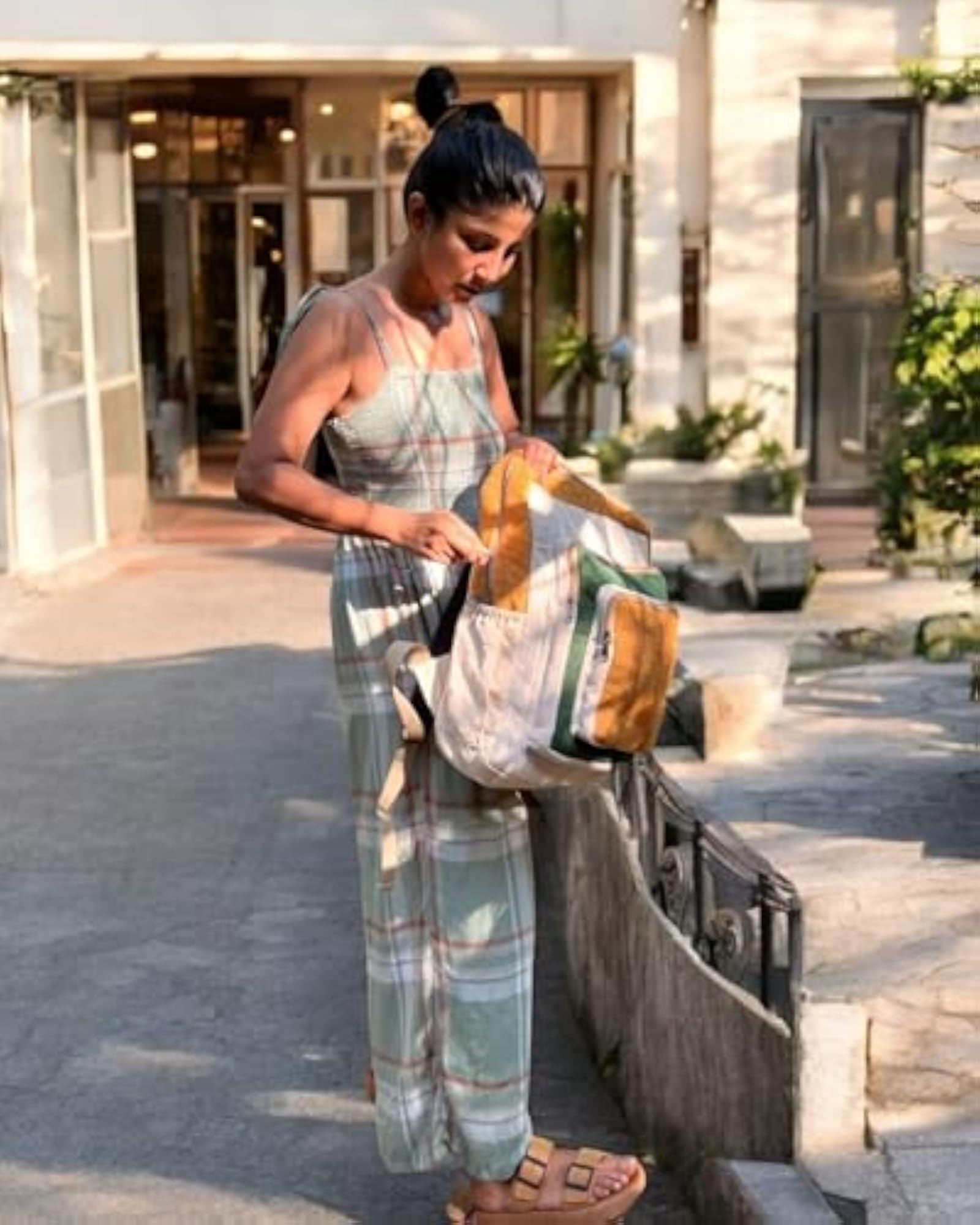 Eco-Friendly Unisex Hemp Backpack with Laptop Compartment