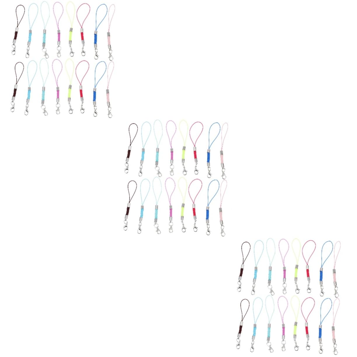 Gatuida 80 Pezzi Cordino Per Telefono Intrecciato Cellulari Fatti A Mano Cordino Per Cellulare Durevole Anti-Smarrimento Corda Per Appendere Decorazione Per Fotocamera Cordino Per
