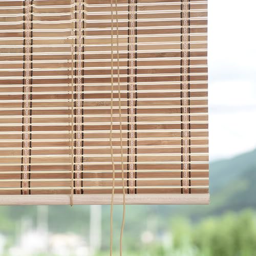 Stores enrouleurs en bambou rétro sur mesure 150x250cm - 3
