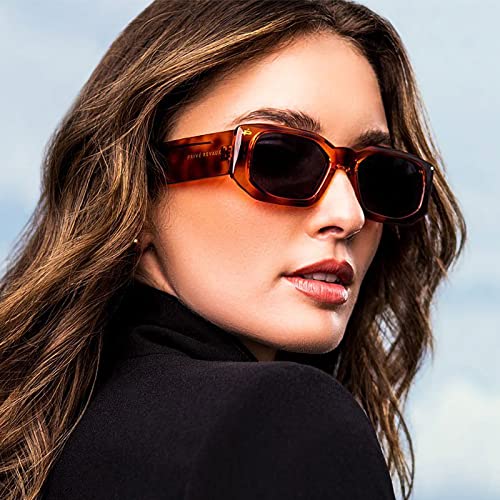 Prive Revaux The Paris Rectangular Sunglasses – Handcrafted, Polarized Lenses with 100% UV Protection – For Women4