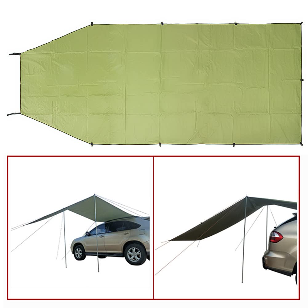 DAZZLEEX Toldos para Coches,La Carpa De Camping/Carpa De Pesca Impermeable con Parasol Es Adecuada para Varios Modelos De SUV Al Aire Libre, Camping, Pesca, Playa 440 X 200 Cm