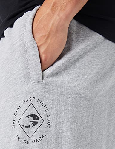 GASP 29770, Sweat Pants Uomo, Grey Melange, XL