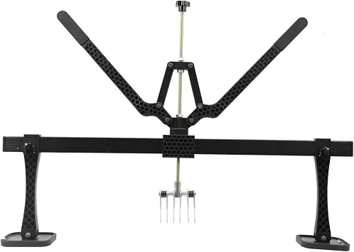 850mm Car Dent Pull Lever Bar Kit 6 Claw Hook Puller Rings Aluminum Auto Body US Black