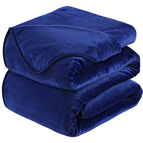 Hozy Manta Suave 350g M Franela Reversible - Manta Para Cama Sofa Cubre Sofas Sin Electricidad Estática - Manta Universal Cuatro Estaciones - Azul Marino 220x240 Cm Hozy Manta Suave 350g M Franela Reversible - Manta Para Cama Sofa Cubre Sofas Sin Electricidad Estática - Manta Universal Cuatro Estaciones - Azul Marino 220x240 Cm