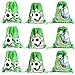 Kaimeilai 9 Pcs Fußball Party Tasche, Fußball Kindergeburtstag Tüten, Mitgebsel Geschenktütchen Partytüten Kordelzug Rucksack Turnbeutel, Party Beutel für Kinder Mädchen Jungen Fußball Geburtstag Deko