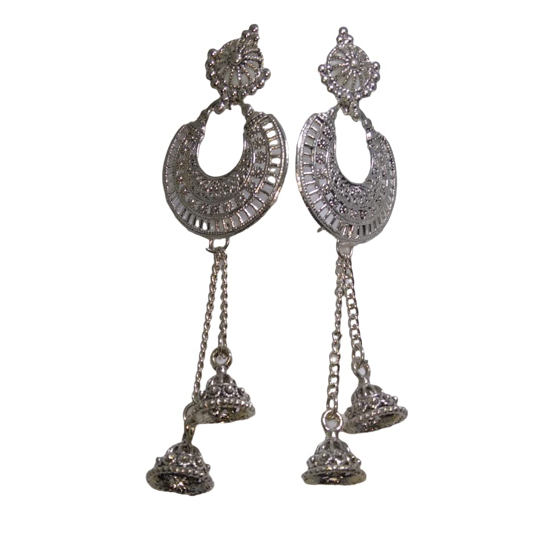 See full amazon price history chart for Royalify Earrings For Girls Stylish Silver Color Jhumka Beautiful Design Elegant Look Royalify Earrings For Girls Stylish Silver Color Jhumka Beautiful Design Elegant Look (B0CP6TJZK8) Amazon Price History, Amazon Price Tracker