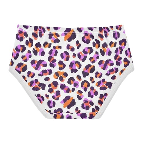 Toddlers Underwear Floral 2t Cotton Girl Panties Cute Fun Print Underpants Briefs Vibrant Leopard Print Pink2