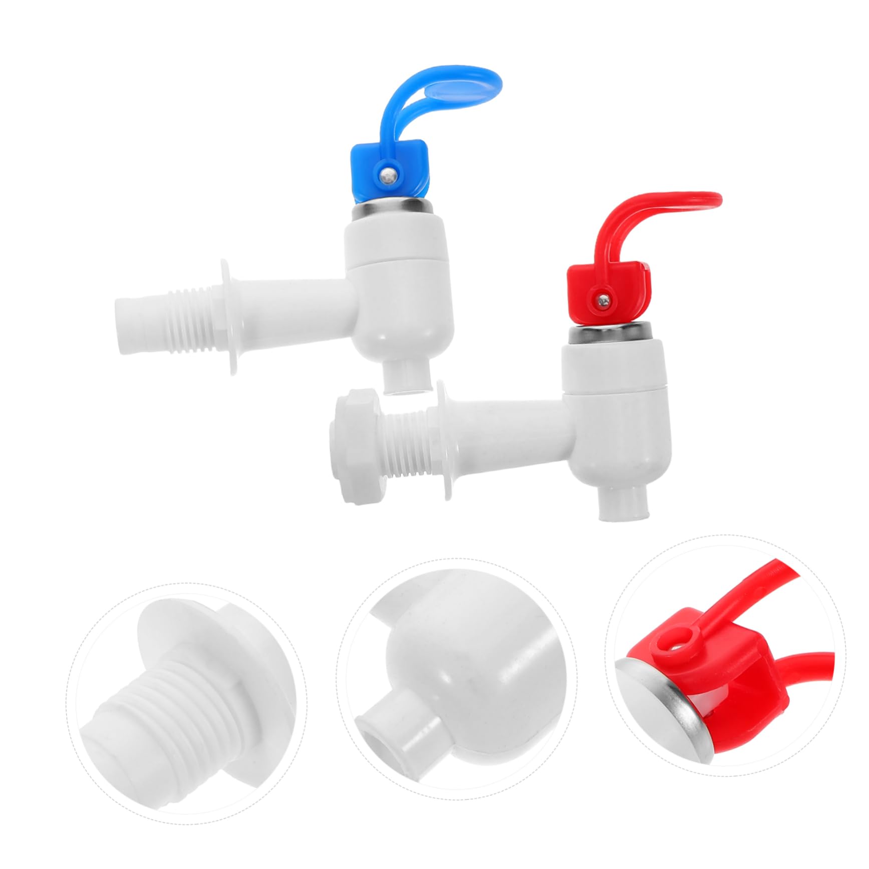 Homoyoyo Rubinetto in Plastica per Erogatore D'acqua Calda e Fredda, Valvola di Ricambio per Distributori Bevande, Beccuccio Anti-schizzo per Brocche e Refrigeratori D'acqua (