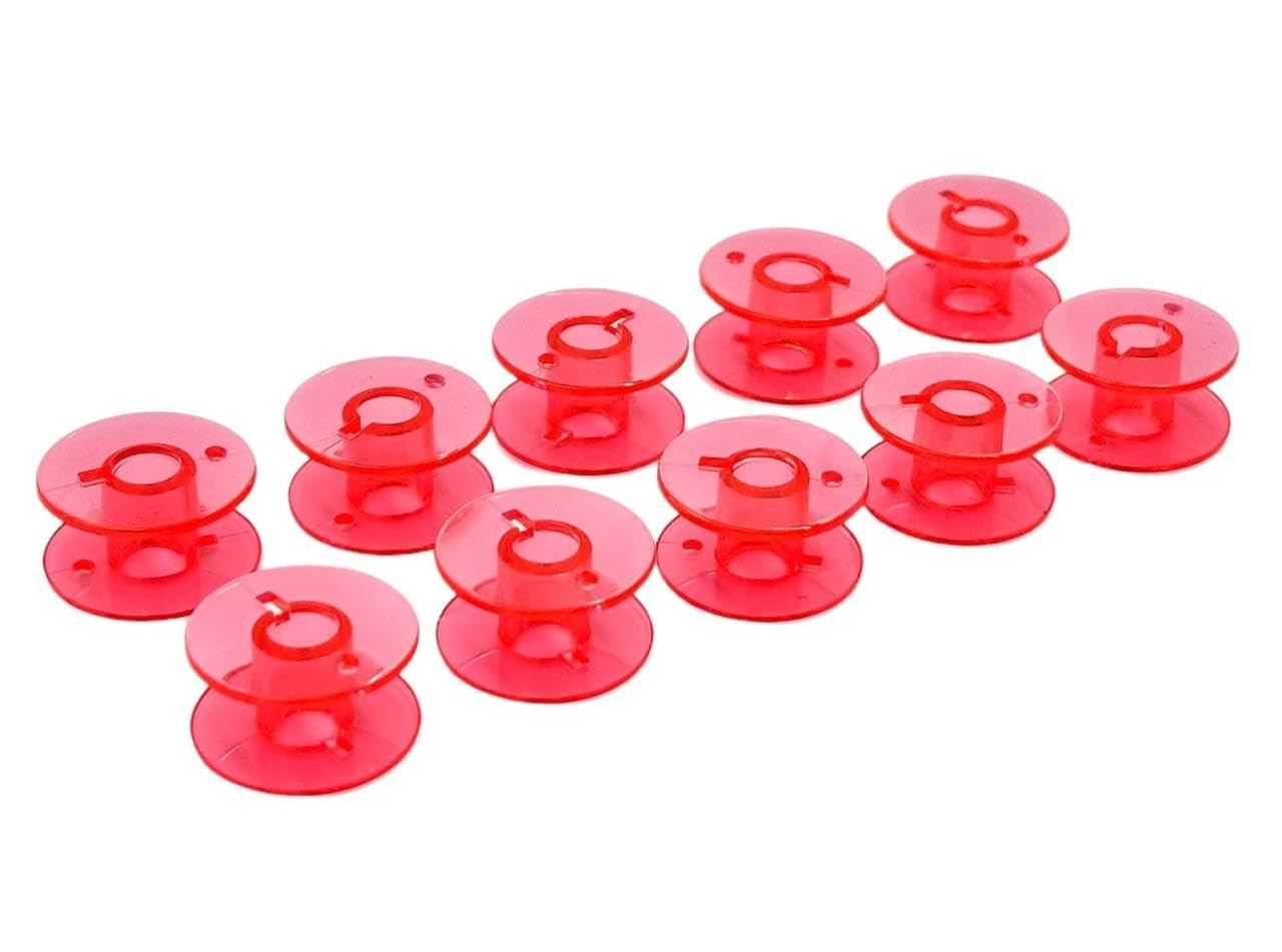 Zenith Pink+Black (10+10) Imported Plastic Bobbins for All Domestic Automatic and Manual Sewing Machines.Suitable for Models Like Singer, Usha Janome, Brother, Rajesh. — Amazon image 28