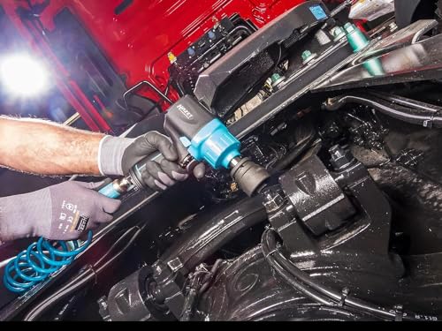 HAZET pneumatische slagmoersleutel 9013M | Max. loskoppel: 1890 Nm, vierkant 20 mm (3/4 inch), werkdruk: 6,3 bar | voor gebruik op SUV's, bestelwagens, vrachtwagens en landbouwmachines". - Afbeelding 4