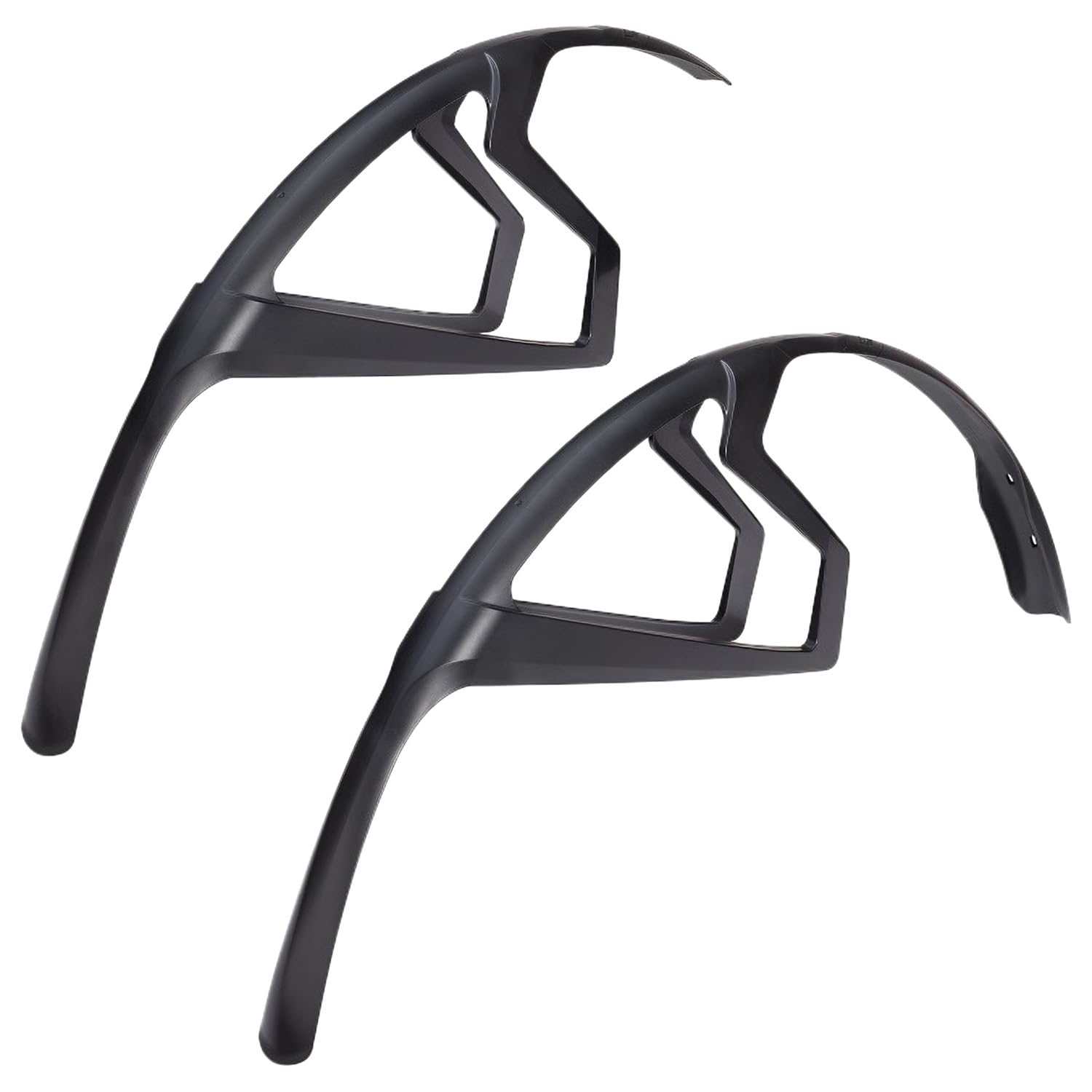 Kit garde-boue pour vélo VR+HR, MUD MAX R-MUD de M-WAVE, noir mat